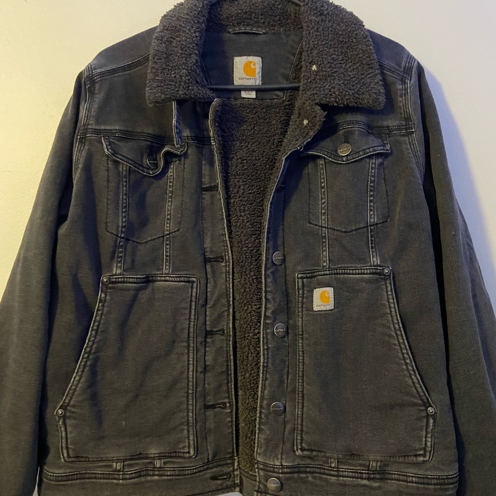 Black Carhartt Fleece Jacket